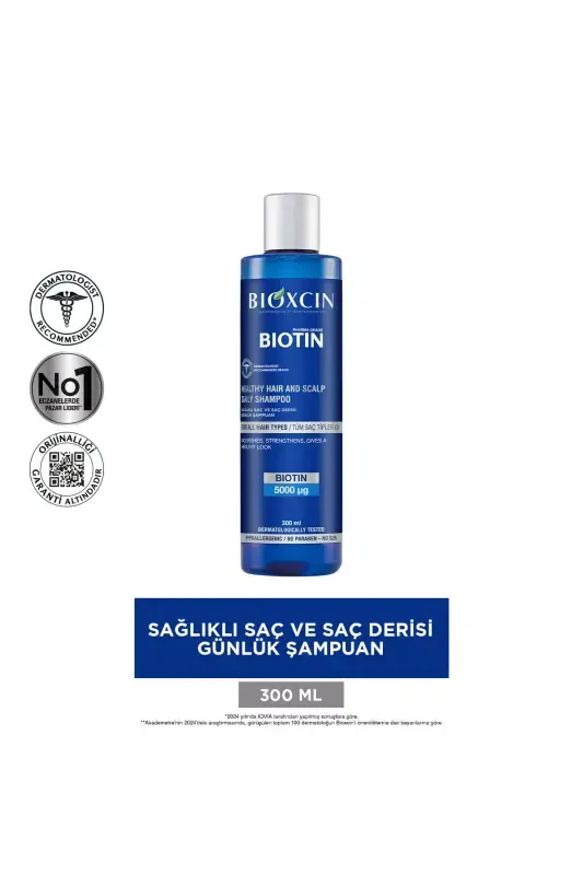 Biotin 5.000 Mcg 60 Tablet Alana Biotin Shampuni 300 ml - Kuchliroq Sochlar - 2