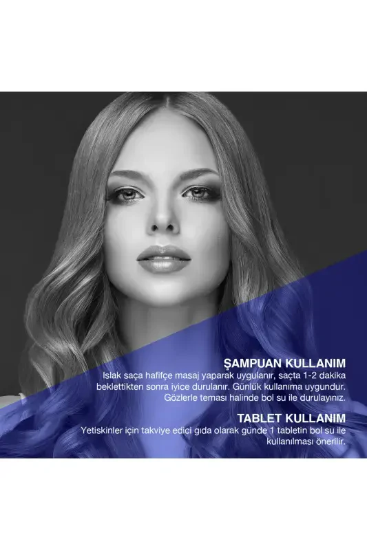 Biotin 5.000 Mcg 60 Tablet Alana Biotin Shampuni 300 ml - Kuchliroq Sochlar - 4