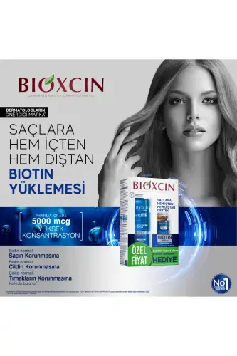 Biotin 5.000 Mcg 60 Tablet Alana Biotin Shampuni 300 ml - Kuchliroq Sochlar - 11