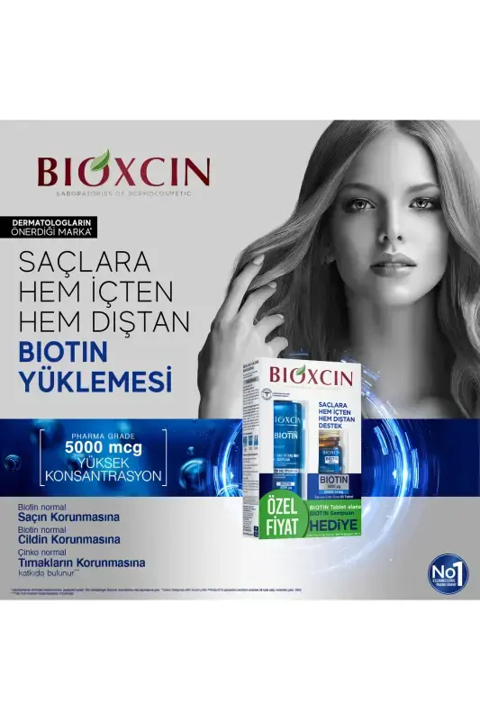 Biotin 5.000 Mcg 60 Tablet Alana Biotin Shampuni 300 ml - Kuchliroq Sochlar - 11