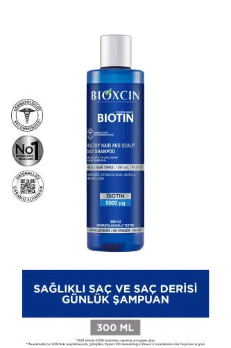 Biotin 5.000 Mcg 60 Tablet Alana Biotin Shampuni 300 ml - Kuchliroq Sochlar - 3