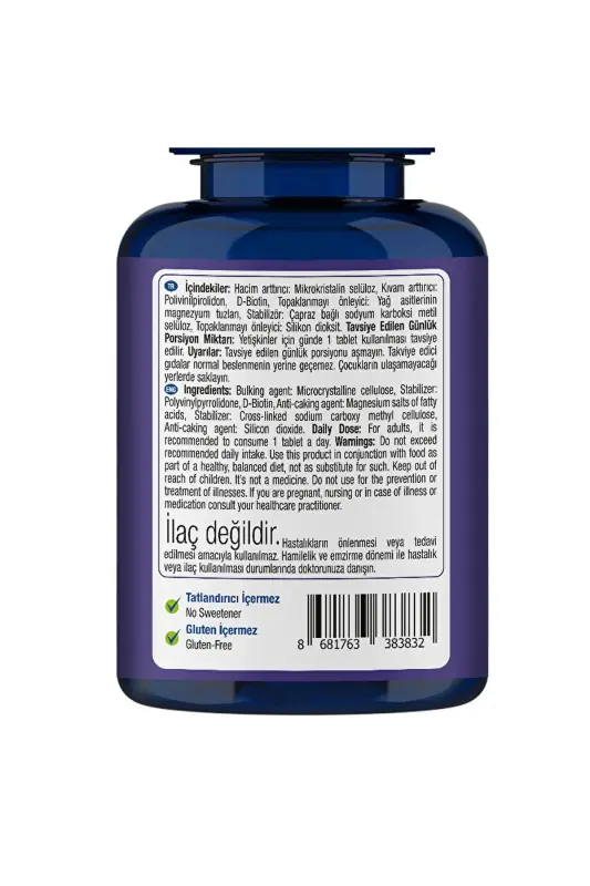 Biotin 5000 Mcg 60 Tabletka - 4