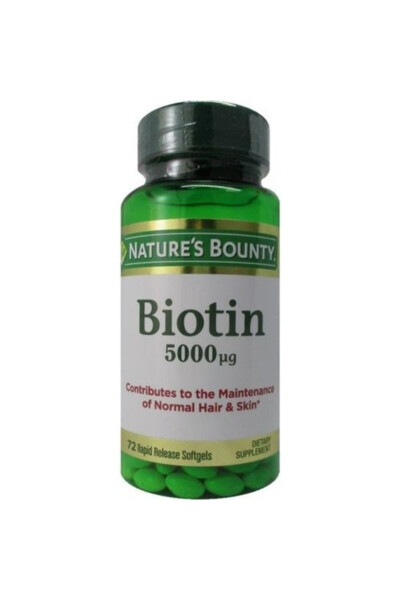 Biotin 5000 Mcg 72 Capsules - 10