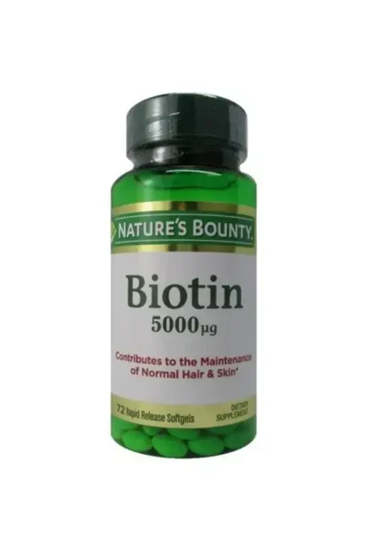 Biotin 5000 Mcg 72 Kapsula - NATURE'S BOUNTY