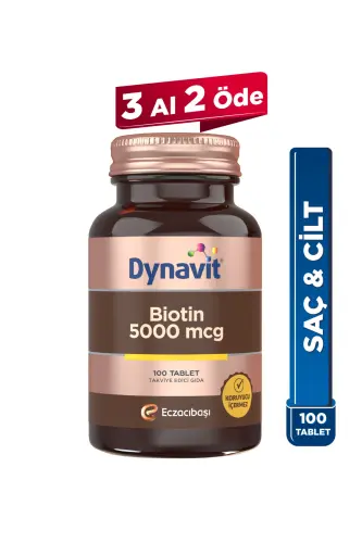 Biotin 5000 мкг 100 Kapsula - 6