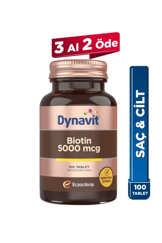 Biotin 5000 мкг 100 Kapsula - 6