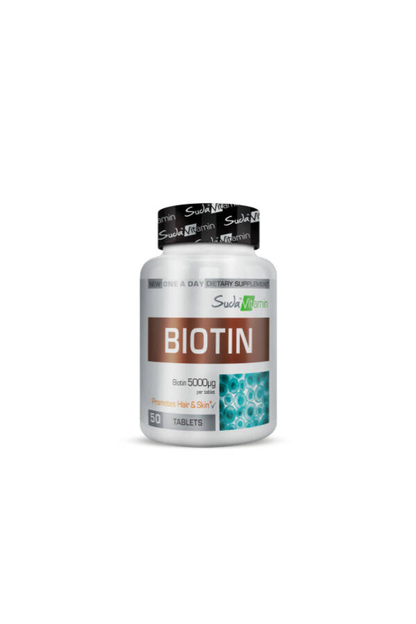 Biotin 5000mcg 50 Tablets - 5