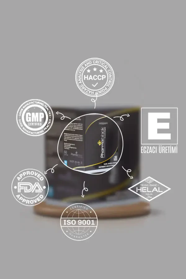 Biotin & Keratin Vitamin Complex Against Hair Loss 60 Capsules - 23 Active Ingredients / 2 Month Dose - 3