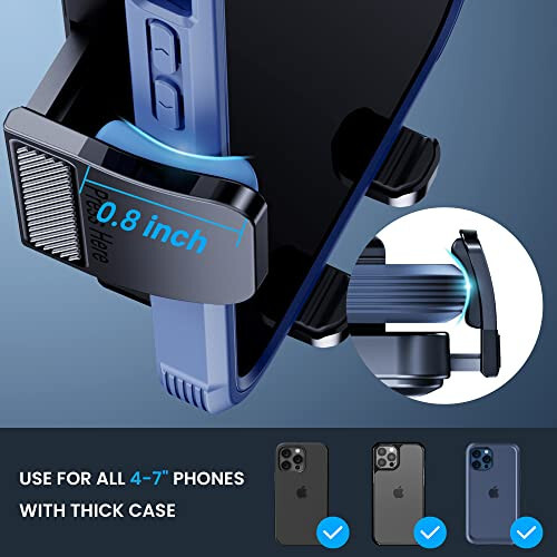 BIPOPIBO Phone Mount for Car Holders Cell Phon Holder Hands Free Phone Stand for Car Vent Automobile Mount Fit iPhone Android Smartphoe Universal Camera Mount Stabilizers - BIPOPIBO