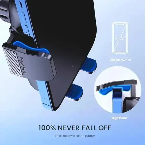 BIPOPIBO Car Phone Holder Mount Phone Mount for Car Cell Phone Holder Car Universal Phone Stand for Car Dashboard Windshield Vent Cell Phone Automobile Cradles Fit Camera Mount - 5