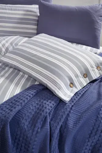 BIR KISHILIK 3 DONA PIKE SETI ESTIVO indigo-indigo - 4