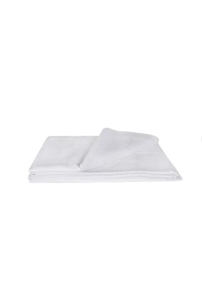 Bir kishilik oq rangli dama naqshli pike. Dama naqshli mehmonxona pikesi 160 X 230 - 3