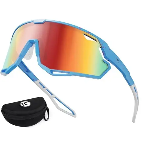 BIRCEN Baseball Cycling Sunglasses for Men - Women Running Shades Sports Glasses for MTB Mountain Bike Softball - BIRCEN