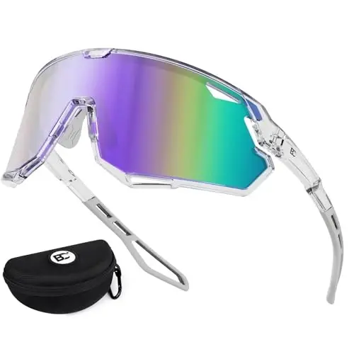 BIRCEN Baseball Cycling Sunglasses for Men - Women Running Shades Sports Glasses for MTB Mountain Bike Softball - 1