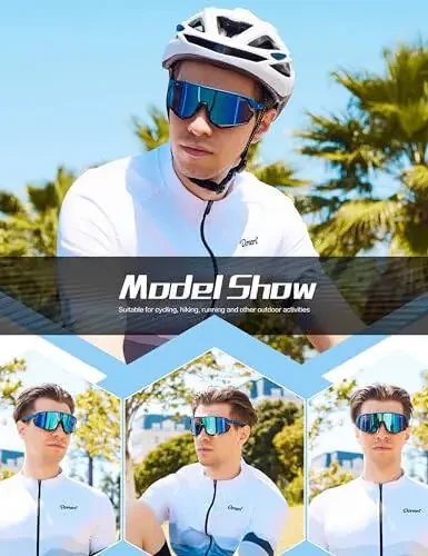 BIRCEN Baseball Sunglasses for Men Women - UV400 Protection Cycling Glasses Sports Sunglasses for Running MTB Golf Softball - 3