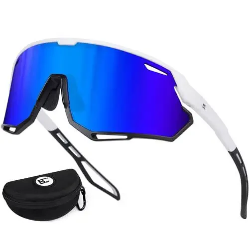 BIRCEN Baseball Sunglasses for Men Women - UV400 Protection Cycling Glasses Sports Sunglasses for Running MTB Golf Softball - 1