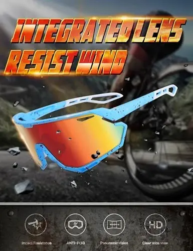 BIRCEN erkaklar uchun beysbol velosiped ko'zoynaklari - Ayollar yugurish soyalari MTB tog 'velosipedi softbol uchun sport ko'zoynaklari - 3