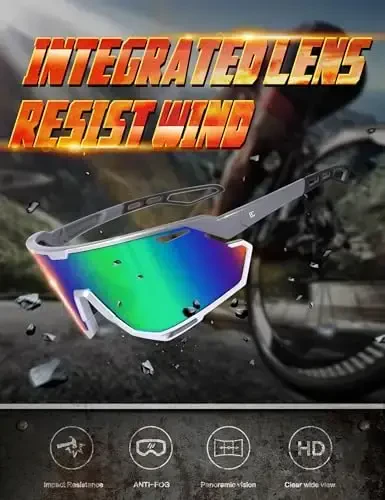 BIRCEN Erkaklar uchun Beysbol Velosiped Ko'zoynaklari - Ayollar Yugurish Soyalari MTB Tog' Velosipedi Softbol uchun Sport Ko'zoynaklari - 4