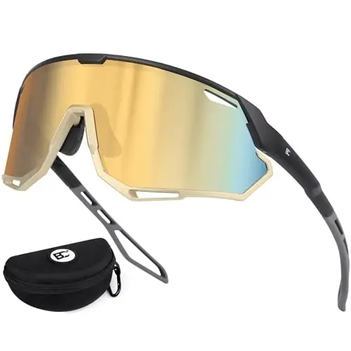 BIRCEN Erkaklar va Ayollar uchun Beysbol Quyosh Ko'zoynaklari - UV400 Himoyasi Velosiped Ko'zoynaklari Sport Ko'zoynaklari Yugurish MTB Golf Softbol - BIRCEN