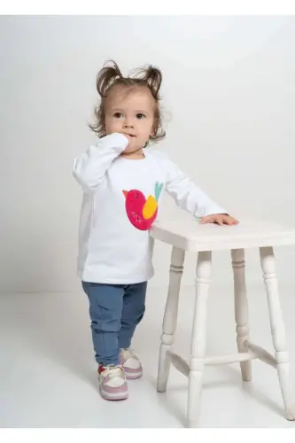 Bird Embroidered Sweater - 3