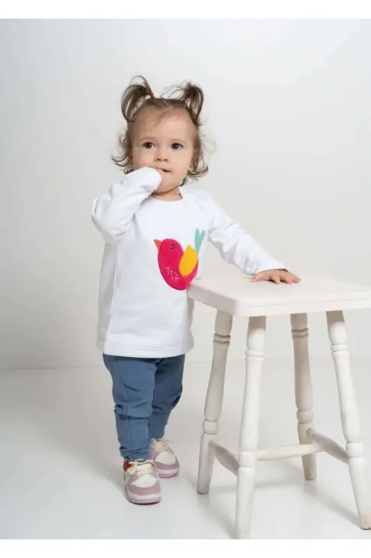 Bird Embroidered Sweater - 3