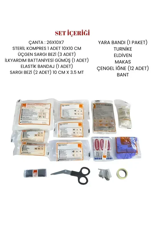 Birinchi yordam to'plami, seriya, qayiq birinchi yordam to'plami, 36 dona - 2