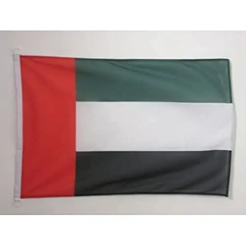 United Arab Emirates NAUTICAL Flag 18'' x 12'' - Emirati flags 30 x 45 cm. - Banner 12x18 in for boat - AZ FLAG - AZ FLAG
