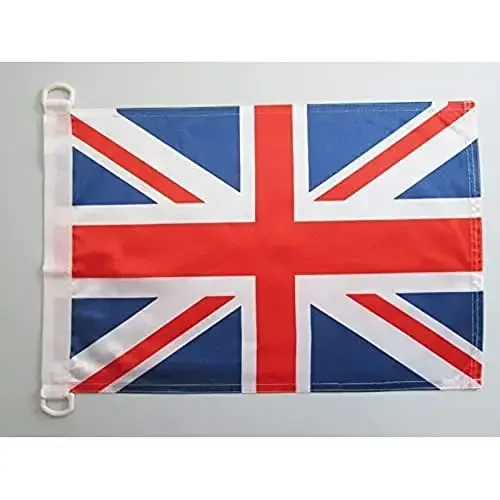 United Kingdom NAUTICAL Flag 18'' x 12'' - UK - British - England flags 30 x 45 cm. - Banner 12x18 in for boat - AZ FLAG 