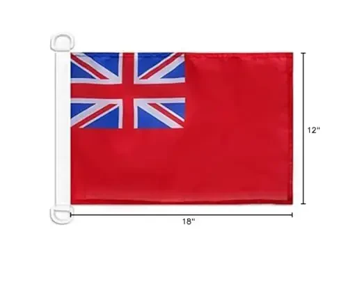 United Kingdom Civil Ensign NAUTICAL Flag 18'' x 12'' - UK - British - England merchant flags 30 x 45 cm. - Banner 12x18 in for boat - AZ FLAG - 5