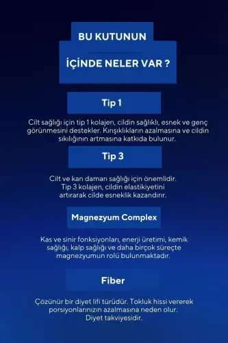 Bisglycinate, Malate, Citrate, B6 Magniy Kompleksi 1 va 3-turdagi Kollagen bilan - 3