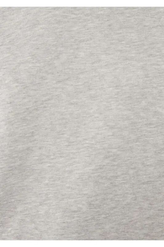 Bisiklet Yaka Gri Sweatshirt 8816126-34686 - Gri-34686 - 6