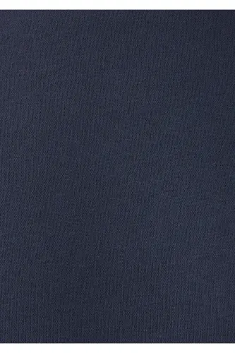 Bisiklet Yaka Lacivert Basic Sweatshirt 0S10276-70759 - Lacivert - 8