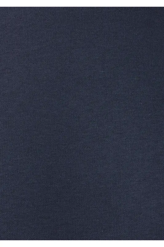 Bisiklet Yaka Lacivert Basic Sweatshirt 0S10276-70759 - Lacivert - 8