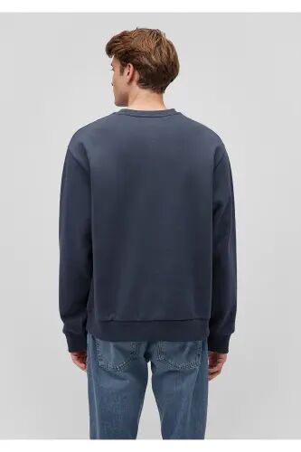Bisiklet Yaka Lacivert Basic Sweatshirt 0S10276-87822 - Lacivert-87822 - 4