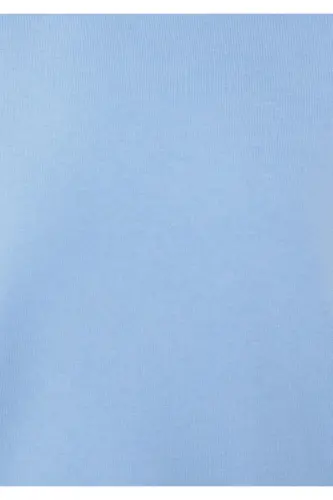 Bisiklet Yaka Mavi Basic Sweatshirt 1610198-444-Mavi - 6