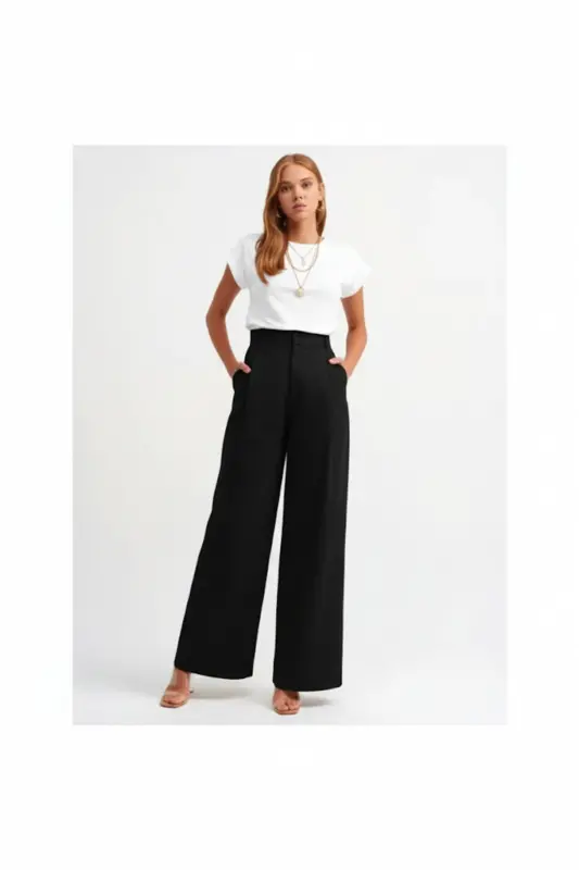 Bisiklet Yaka Penye T-shirt-WHiTE-white - 4