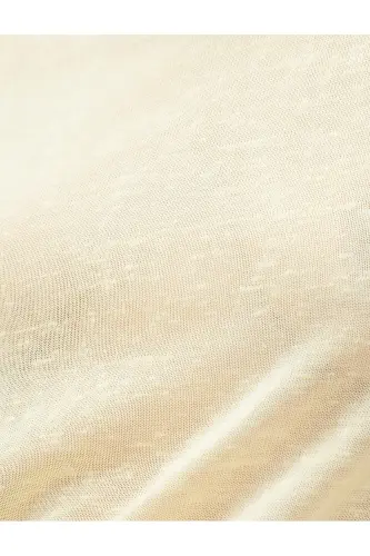 Bisiklet Yaka Tişört Reglan Kol-Sarı - 6