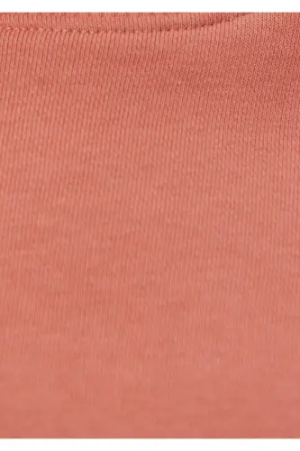 Bisiklet Yaka Turuncu Basic Sweatshirt 1611770-70444 - Turuncu-70444 - 6