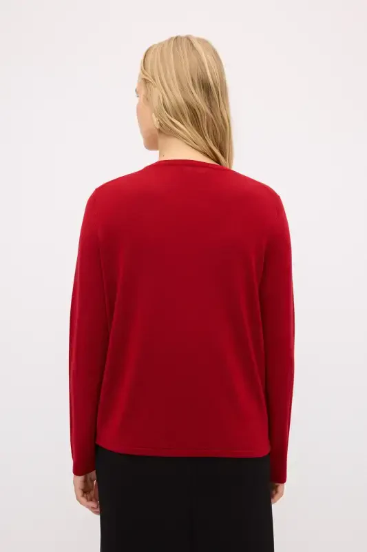 Bisiklet Yaka Yün Triko Kazak-012 - 5