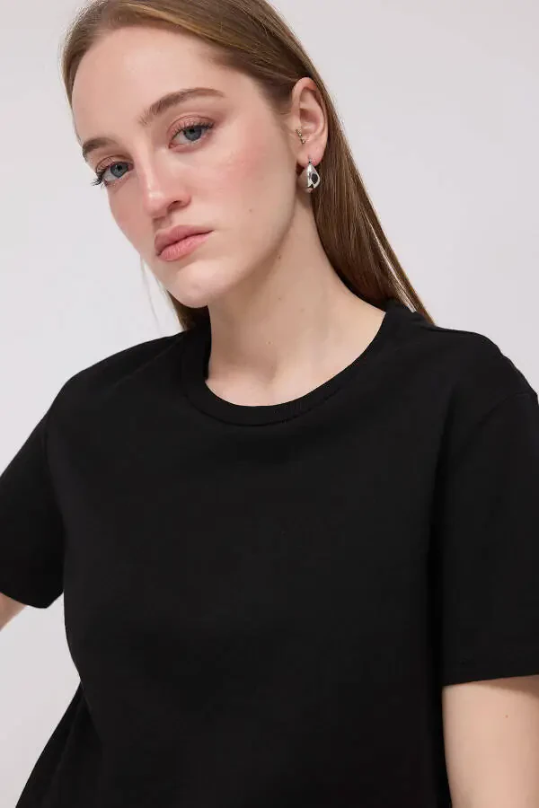 Biskvit Yaka Basic Futbolka P4322-Qora - 3