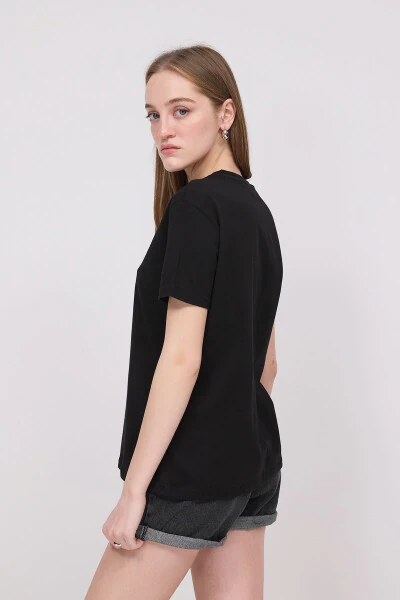 Biskvit Yaka Basic Futbolka P4322-Qora - 5