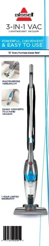 BISSELL 3-in-1 Lightweight Corded Stick Vacuum - 4