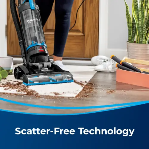 BISSELL PowerForce Helix, Bagless, Upright Vacuum, Pet Friendly, Scatter-Free Technology, Helix Dirt Separation System, Lightweight, 3313, Blue & Black-BLUE - 4