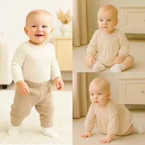 bistyle Baby Grip Ankle Socks 6 Pairs | Newborn Infant Toddlers Socks Organic Cotton | Kids Boys Girls Ankle - BISTYLE (1)