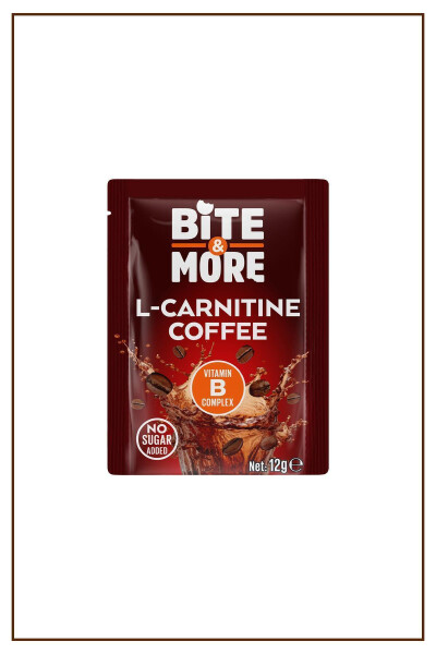 Bite & More Кофе с L-карнитином 12 грамм X 1 шт ( Кофе с L-карнитином 1 пакетик ) - BITE & MORE