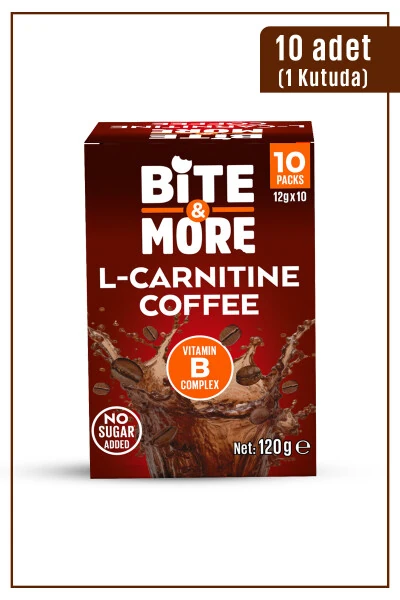Bite & More Кофе с L-карнитином 12 грамм X 10 штук (L-КАРНИТИН КОФЕ) - BITE & MORE