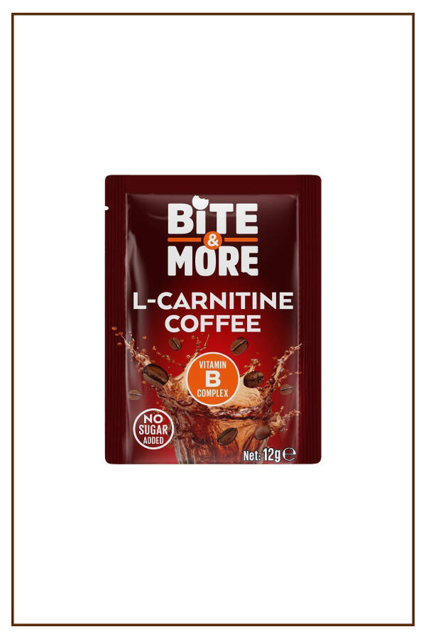 Bite & More L-carnitine Coffee 12 gram X 10 Adet (L-KARNİTİN KAHVE) - 2