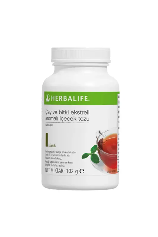 Klasik Aromalı 102 gr Büyük Çay Ve Bitki Ekstreli Konsantre İçecek Tozu - HERBALIFE