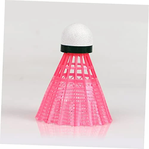 BIUDECO 6pcs Pink Badminton Shuttlecock Shuttle Badminton Interior Badminton Cork Badminton Training Birdies Badminton Net Air Badminton Shuttle Nylon Badminton Child Durable Set - BIUDECO (1)
