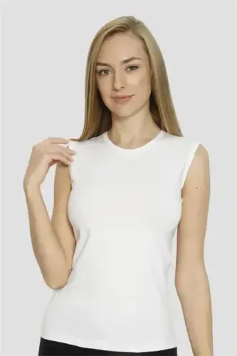 Бюстгальтер Angelino Lingerie женский, белый, эластичный, O-образный вырез, рукав O, комплект из 2 штук - 5